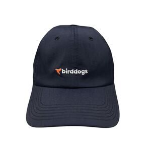 Birddogs Hat Cap Strap Back Adult One Size Blue Tech Performance‎ Golf